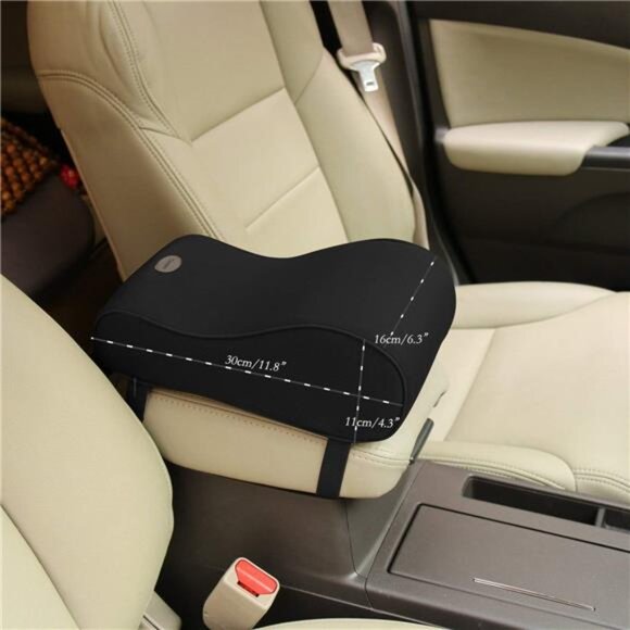 Memory Foam Cushion Armrest Cover,Car Center Console Pillow - Picture 3 of 8